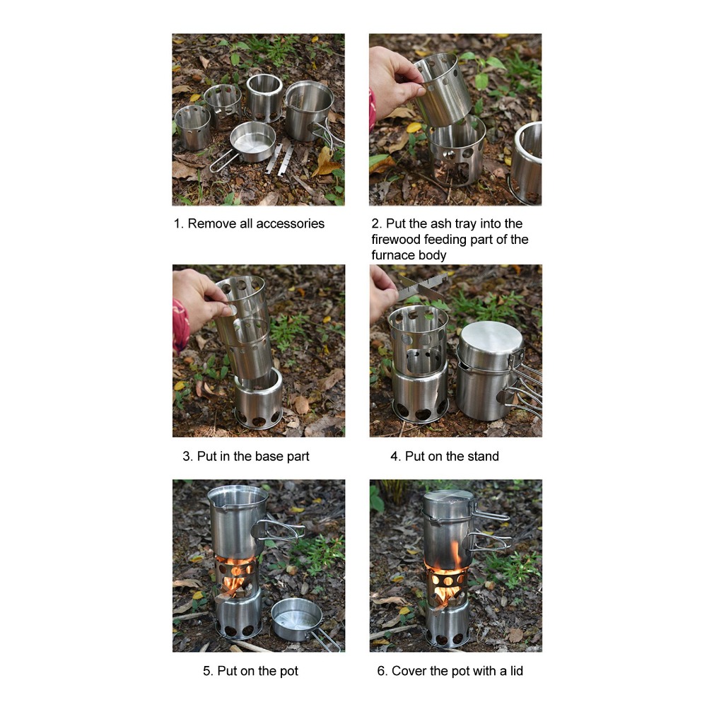 Camping Cooking Mesh - 내구성이 뛰어난 스테인레스 스틸 캠핑 조리기구