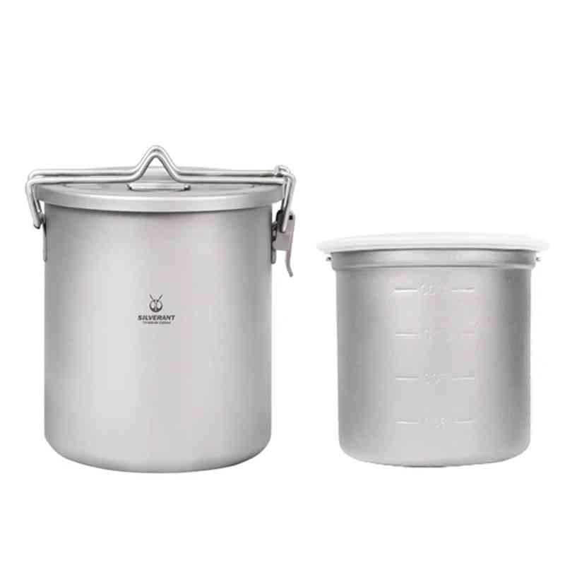 Camping Cooking Mesh - Silverant 캠핑 티타늄 냄비 초경량 쌀
