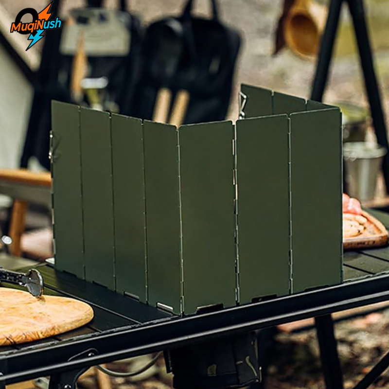 Camping Cooking Materials - MuqiNush 경량 캠핑 윈드스크린 휴대용 방풍