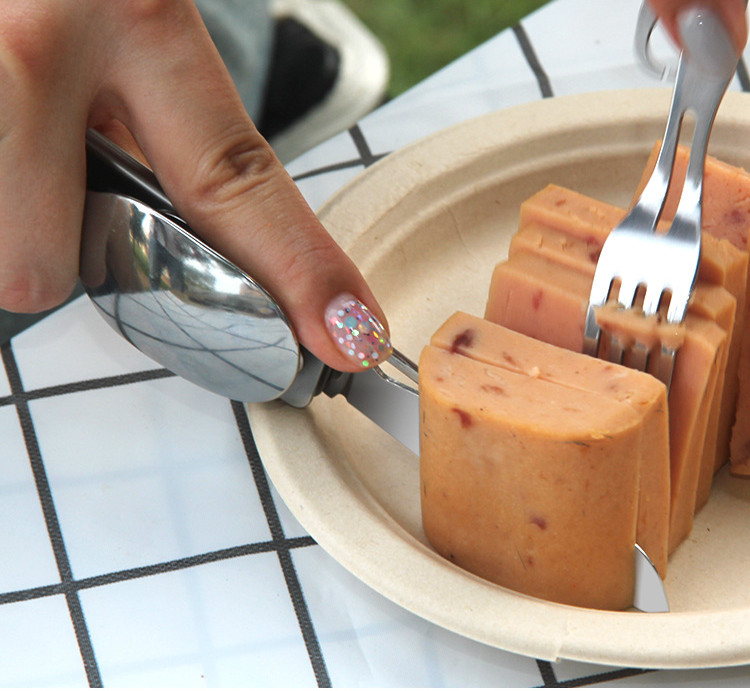 다기능 캠핑 포크 스푼 세트 휴대용 접이식 나이프 포크 - Camping Cooking And Dining Set 리뷰 및 가격