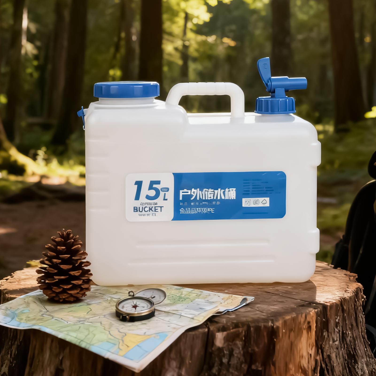 15L 식수통 저장용기, 스피곳과 손잡이가 있는 순수  - Camping Cooking And Drinking 리뷰 및 가격