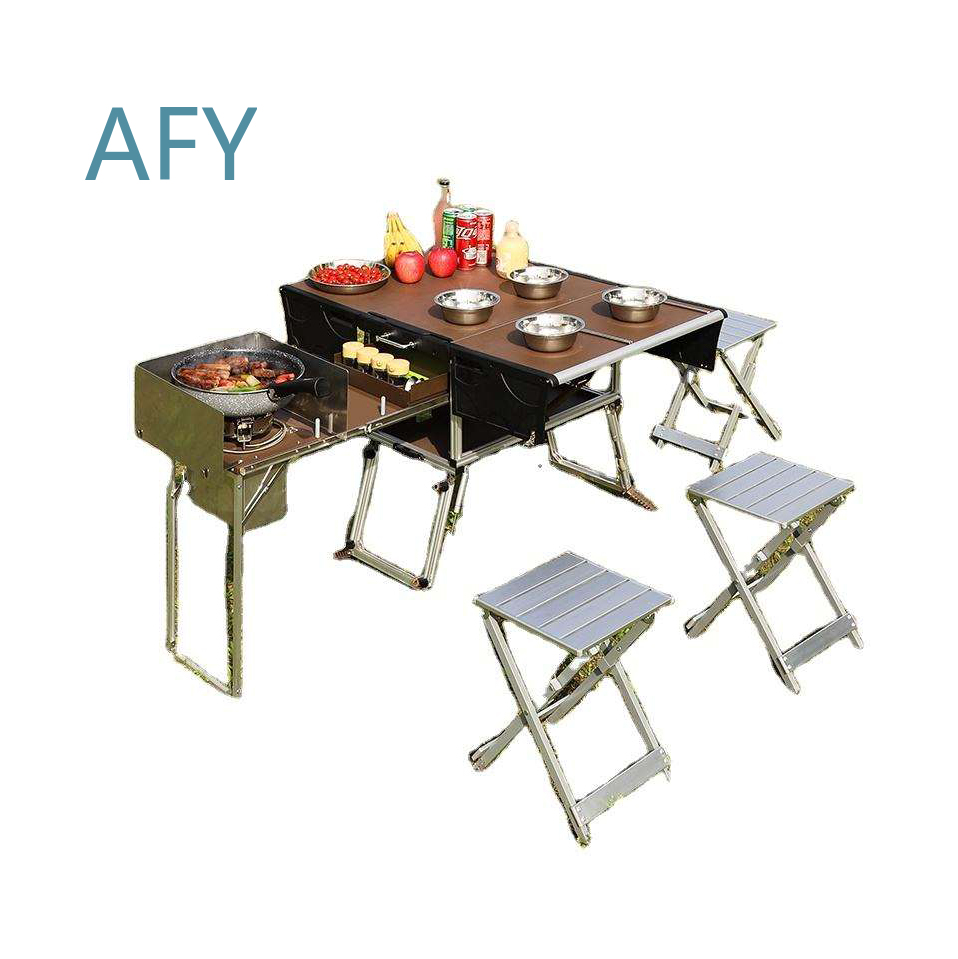 휴대용 접이식 야외 요리 그릴 식사용 바베큐 피크닉 캠 - Camping Cooking And Dining Set 리뷰 및 가격