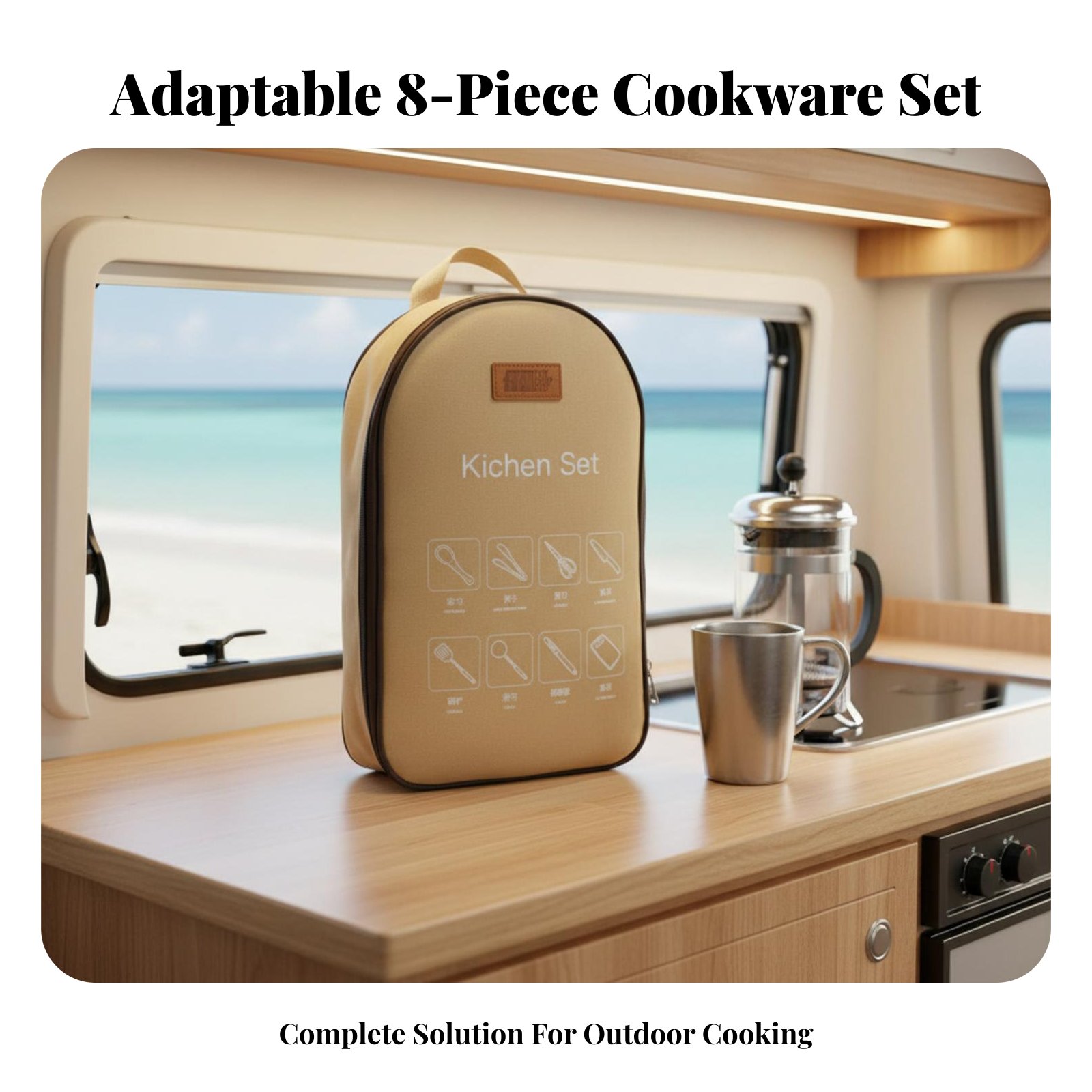 야외 휴대용 조리기구 세트, 캠핑 식기, 스테인리스 스 - Camping Cooking And Dining Set 리뷰 및 가격