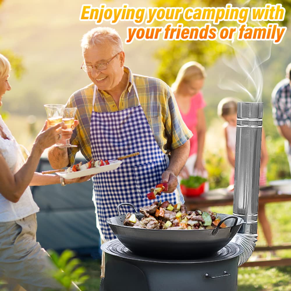 휴대용 분리형 야외 요리 스토브, 이동식 캠핑 장작 캠 - Camping Cooking Hot Plate 리뷰 및 가격