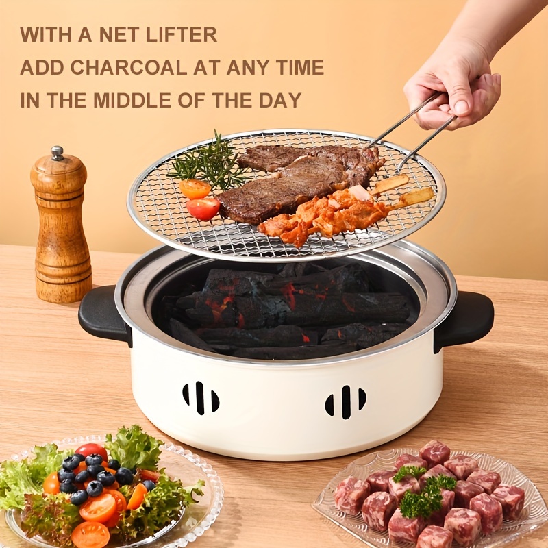 1pcs 휴대용 바베큐 스토브 야외 캠핑 및 뒷마당 바 - Camping Cooking Mesh 리뷰 및 가격