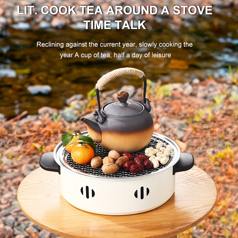 1pcs 휴대용 바베큐 스토브 야외 캠핑 및 뒷마당 바 - Camping Cooking Mesh 리뷰 및 가격
