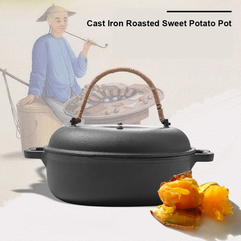 28cm 무쇠 고구마 냄비(뚜껑 포함), 캠핑용/마당용 - Camping Cooking Vegetables 리뷰 및 가격