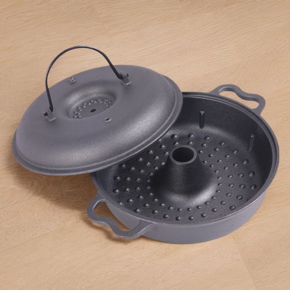 28cm 무쇠 고구마 냄비(뚜껑 포함), 캠핑용/마당용 - Camping Cooking Vegetables 리뷰 및 가격