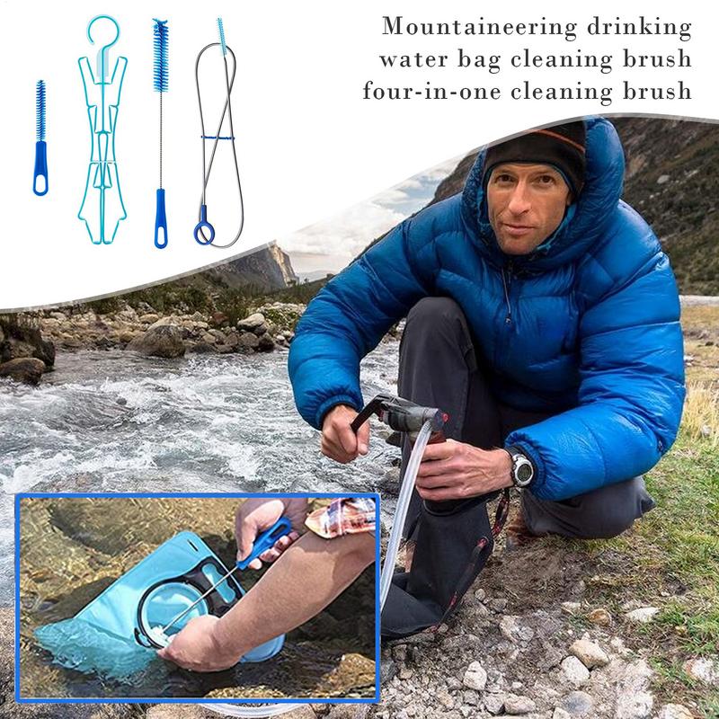 물 수화 방광 청소 브러시 ​​키트 플라스틱 야외 식수 - Camping Cooking And Drinking 리뷰 및 가격