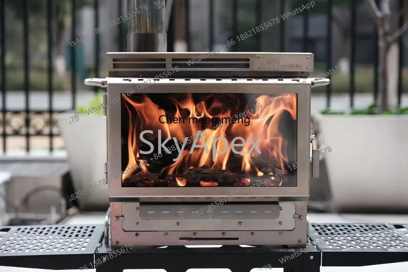 A55 내구성 강한 스테인리스 스틸 야외용 장작 난로  - Camping Cooking Materials 리뷰 및 가격