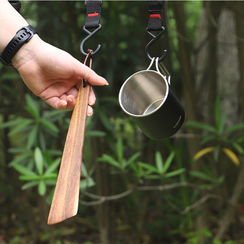 나무 주걱 휴대용 뒤집개 아카시아 나무 플리퍼 계란 스 - Camping Cooking And Dining Set 리뷰 및 가격
