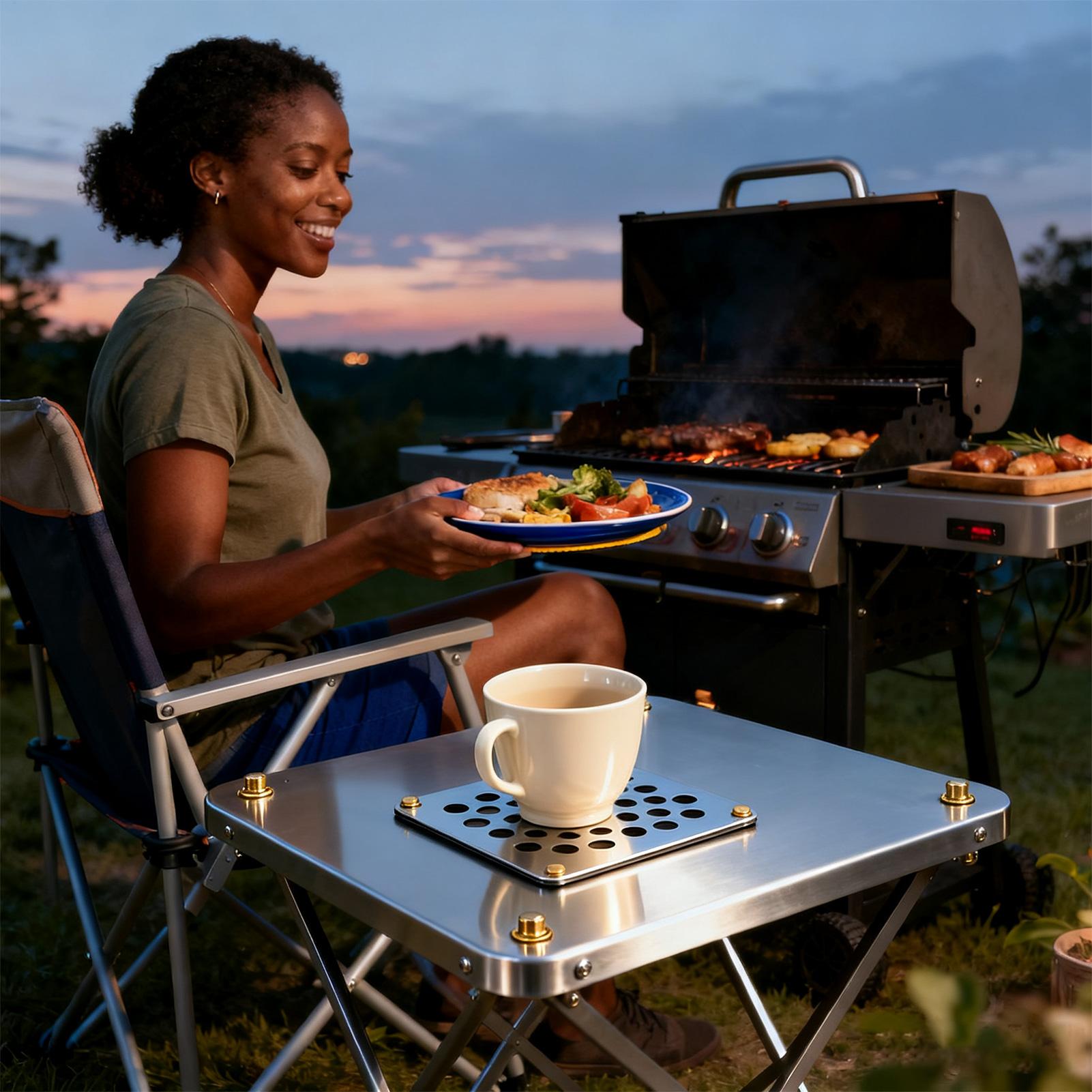 뜨거운 냄비와 팬용 트리벳, 내열성 요리 및 베이킹 팬 - Camping Cooking Hot Plate 리뷰 및 가격