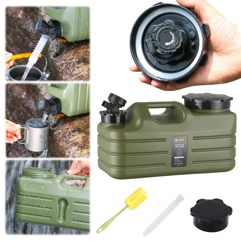 5L 캠핑 물통 대용량 야외 물통 캠핑 요리 피크닉을위 - Camping Cooking And Drinking 리뷰 및 가격