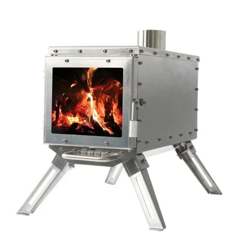 최신 휴대용 야외 접이식 캠핑용 나무 난로 텐트 스토브 - Camping Cooking Materials 리뷰 및 가격