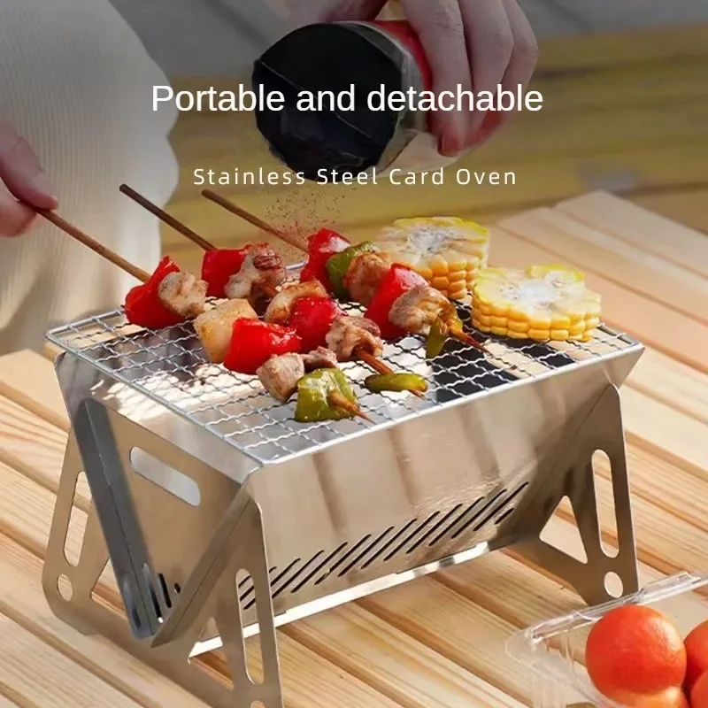 휴대용 접이식 바비큐 그릴 난로 다기능 캠핑 바비큐 그 - Camping Cooking Mesh 리뷰 및 가격