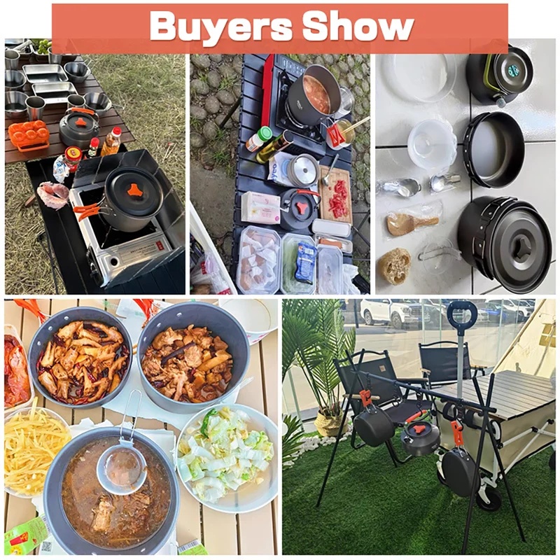 캠핑 요리 세트 캠핑 조리기구 여행용 식기 야외 피크닉 - Camping Cooking Mesh 리뷰 및 가격